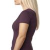 Next Level Ladies CVC T-Shirt - PLUM - M - (Style # 6610 - Original Label) view 3