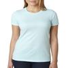 Next Level Ladies CVC T-Shirt - ICE BLUE - S - (Style # 6610 - Original Label) view 1