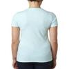 Next Level Ladies CVC T-Shirt - ICE BLUE - S - (Style # 6610 - Original Label) view 3