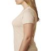 Next Level Ladies CVC T-Shirt - CREAM - XS - (Style # 6610 - Original Label) view 4