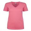 Next Level Ladies Ideal V - HOT Pink - M - (Style # N1540 - Original Label) view 1