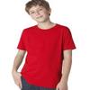 Next Level Boys Cotton Crew - Red - S - (Style # 3310 - Original Label) view 2