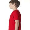 Next Level Boys Cotton Crew - Red - S - (Style # 3310 - Original Label) view 4