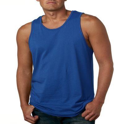 Next Level Mens Cotton Tank - Royal - M - (Style # 3633 - Original Label)