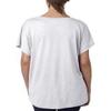 Next Level Ladies Triblend Dolman - HEATHER WHITE - 3XL - (Style # 6760 - Original Label) view 2