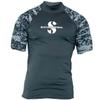 SCUBAPRO Men's UPF50 Short-Sleeve Rash Guard, S, Graphite view 1