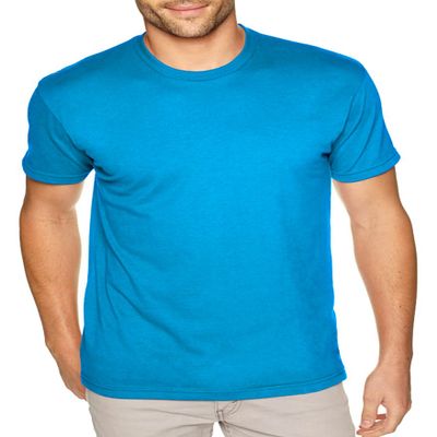 Next Level Mens Sueded Crew - TURQUOISE - S - (Style # 6410 - Original Label)