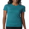 Next Level Ladies CVC T-Shirt - TEAL - L - (Style # 6610 - Original Label) view 1