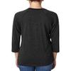 Next Level Unisex Triblend 3/4-Sleeve Raglan - VIN BLK/ VIN BLK - M - (Style # 6051 - Original Label) view 3