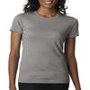 Next Level Ladies CVC T-Shirt - STONE GRAY - XS - (Style # 6610 - Original Label) view 1