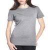 Next Level Ladies CVC T-Shirt - DARK HTHR GRAY - S - (Style # 6610 - Original Label) view 1