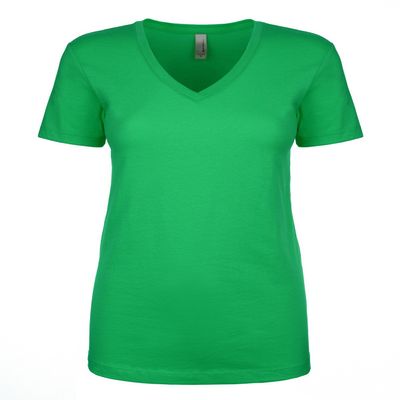 Next Level Ladies Ideal V - Kelly Green - S - (Style # N1540 - Original Label)
