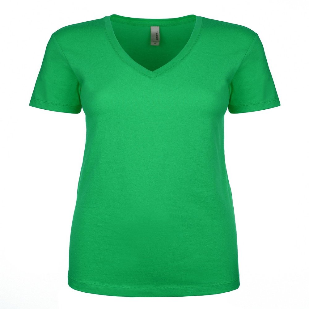 Next Level Ladies Ideal V - Kelly Green - S - (Style # N1540 - Original Label)