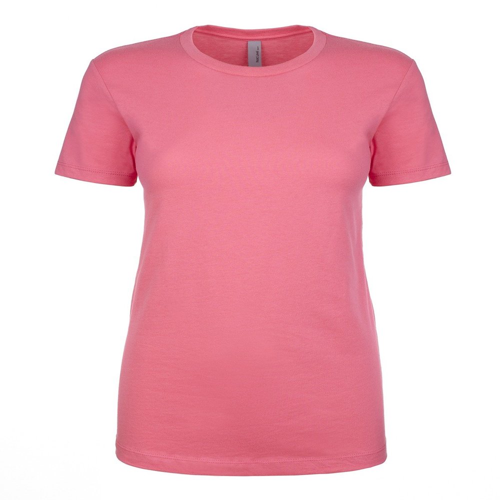 Next Level Ladies Ideal T-Shirt - HOT PINK - XS - (Style # N1510 - Original Label)