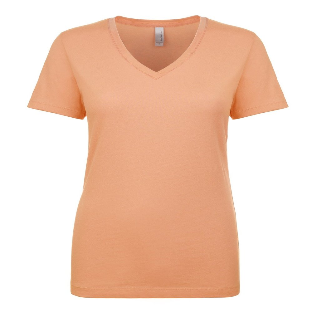Next Level Ladies Ideal V - Light Orange - L - (Style # N1540 - Original Label)