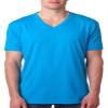 Next Level Mens CVC V - TURQUOISE - S - (Style # 6240 - Original Label) view 1