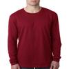Next Level Mens Cotton Long-Sleeve Crew - Cardinal - 2XL - (Style # N3601 - Original Label) view 1