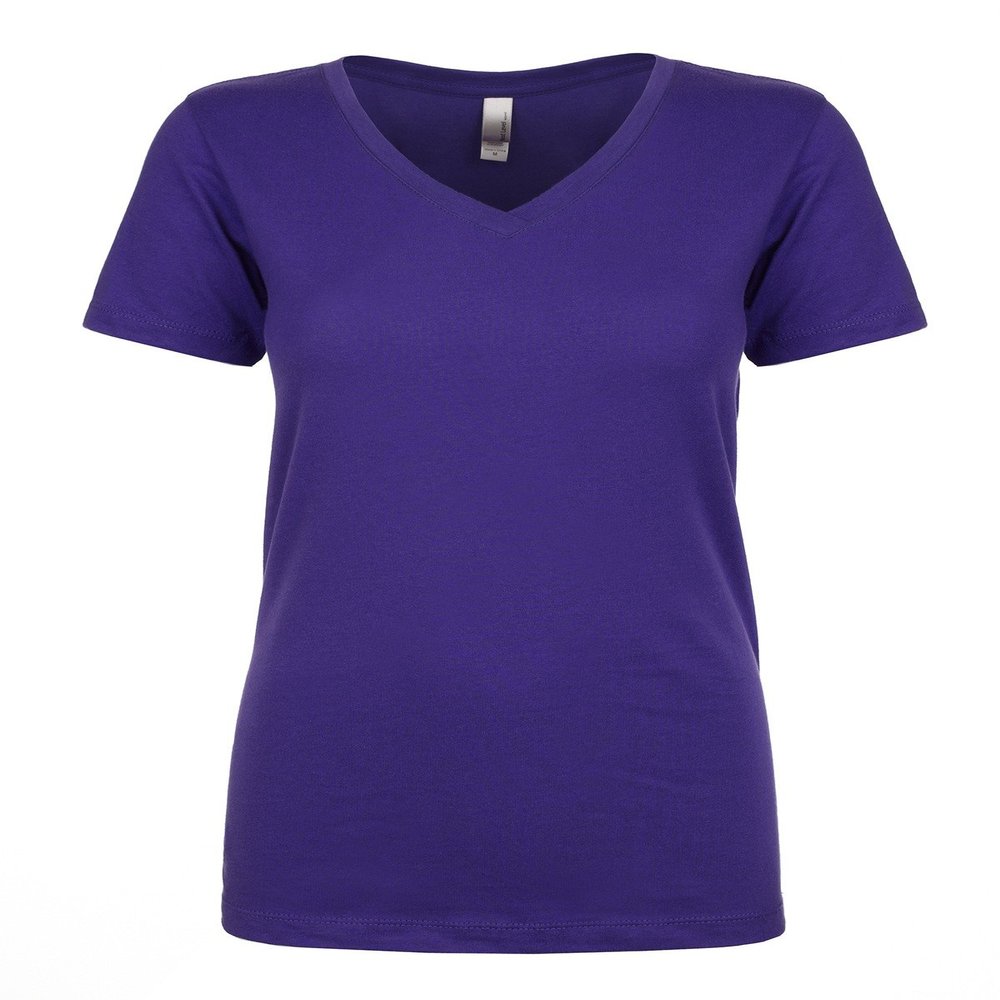 Next Level Ladies Ideal V - Purple Rush - 2XL - (Style # N1540 - Original Label)