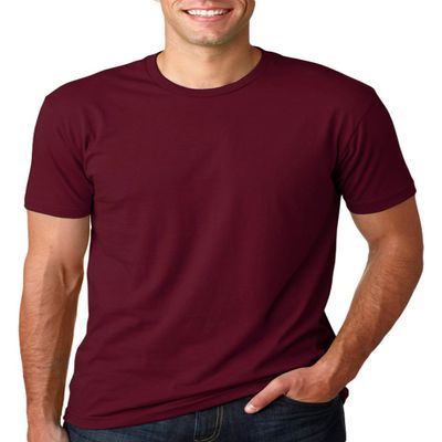Next Level Mens Cotton Crew - MAROON - L - (Style # 3600 - Original Label)