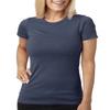 Next Level Ladies CVC T-Shirt - INDIGO - XS - (Style # 6610 - Original Label) view 1