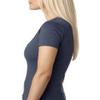 Next Level Ladies CVC T-Shirt - INDIGO - XS - (Style # 6610 - Original Label) view 4