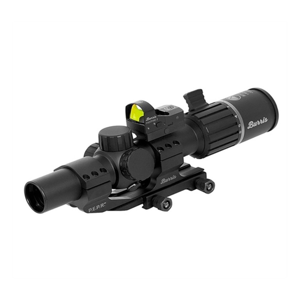Burris Optics LPVO RT-6 1-6x24mm Tactical Kit with RT6 Riflescope, Fastfire 3 3MOA, PEPR Mount, Compact, Rear Focal Plane, Matte Black, 200475