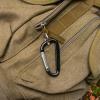 ASR Outdoor 6-Pack Large Aluminum Carabiner Non-Locking Spring Clip Keychain, Black 3.25 inch view 4