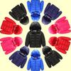 FTSUCQ Girls/Boys Windproof Warm Full Zip Down Coat Hooded Jacket,RoyalBlue 140 view 3