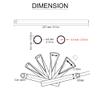 Super Pop Bicycle Spoke Skins Wraps Compatible with Schoolmate Bike Fans- Colorful Bike Wheel Decoration-72 Pcs(Yellow) view 3