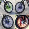 Super Pop Bicycle Spoke Skins Wraps Compatible with Schoolmate Bike Fans- Colorful Bike Wheel Decoration-72 Pcs(Yellow) view 4