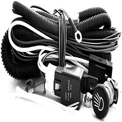 Golf Carts Universe Golf Cart Headlight Wire Harness with Switch and Relay