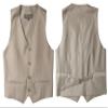 Spring Notion Big Boys' 2-Piece Vest Suit Set Tan 12 Vest and Pants view 3