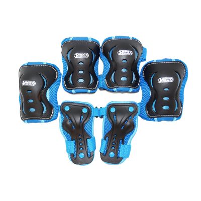 Best Sport 30276 Protector Set for Children, Blue/Black, Medium