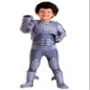 Official Shark Boy and Lava Girl Toddler Gray Shark Boy Costume, Boys Superhero Jumpsuit Costume 4T view 1