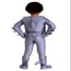 Official Shark Boy and Lava Girl Toddler Gray Shark Boy Costume, Boys Superhero Jumpsuit Costume 4T view 3