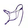 Knotty Girlz Horse Rope Training Halter - 4 Knot 1/4" Stiff Halter Cord - Used by Famous Trainers Multiple Sizes Multiple Colors (Purple, Large) view 1