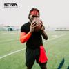 Suddora Football Towel, Pure Cotton Quarterback Football Field Towel with Hook & Loop Closure, Sports Towels for Sweat & Maintaining Grip, Versatile for Gym, Yoga, Youthful, Red view 4