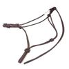 Knotty Girlz Horse Rope Training Halter - 4 Knot 1/4" Stiff Halter Cord - Used by Famous Trainers Multiple Sizes Multiple Colors (Brown, Large) view 1
