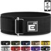Self-Locking Weight Lifting Belt - Premium Weightlifting Belt for Serious Functional Fitness, Power Lifting, and Olympic Lifting Athletes (26" - 30", Around Navel, Small, Black) view 1