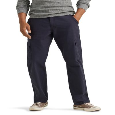 Twill Relaxed Fit Cargo Pant, Navy Ripstop, 32W x 30L