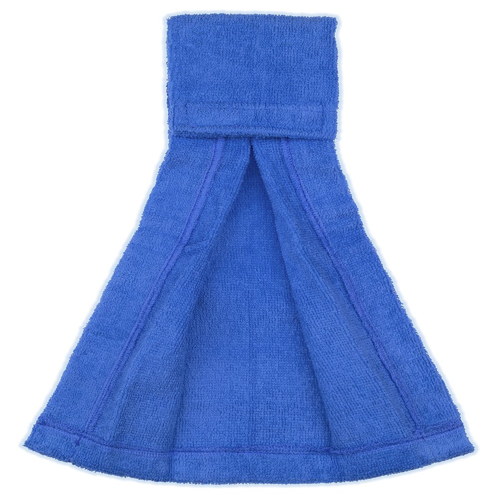 Suddora Football Towel, Pure Cotton Quarterback Football Field Towel with Hook & Loop Closure, Sports Towels for Sweat & Maintaining Grip, Versatile for Gym, Yoga, Youthful, Blue