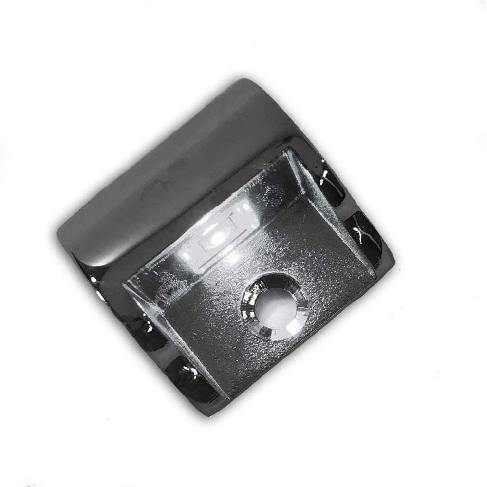 T-H Marine Stainless Steel Indirect LED Courtesy Light  White Output  IP67 Waterproof  316 Stainless Housing  Compact Accent Light for Interior or Exterior Use  12V  50 Lumens