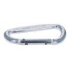 ASR Outdoor 6-Pack Medium Aluminum Carabiner Non-Locking Spring Clip Keychain, Silver 2.75 inch view 2