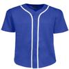 NE PEOPLE Men's Hip Hop Baseball Short Sleeve Full Button Hipster Top view 1