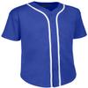 NE PEOPLE Men's Hip Hop Baseball Short Sleeve Full Button Hipster Top view 2