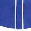 NE PEOPLE Men's Hip Hop Baseball Short Sleeve Full Button Hipster Top view 4