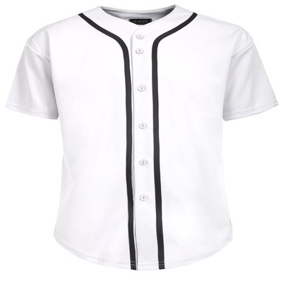 NE PEOPLE Men's Hip Hop Baseball Short Sleeve Full Button Hipster Top