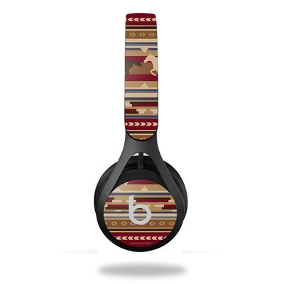 MightySkins Skin Compatible with Beats by Dr. Dre EP Headphones  Western Horses | Protective, Durable, and Unique Vinyl Decal wrap Cover | Easy to Apply, Remove, and Change Styles | Made in The USA