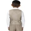 Spring Notion Big Boys' Four Buttons Suit Vest Waistcoat 05 Tan view 3
