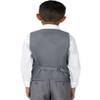 Spring Notion Big Boys' Four Buttons Suit Vest Waistcoat 10 Grey view 3